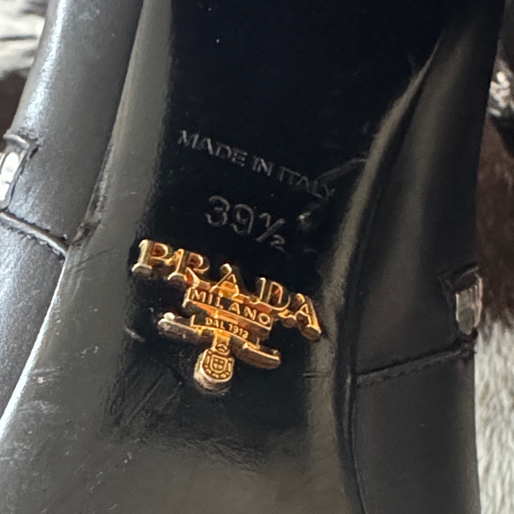Prada Black Leather Boots - Picture 3 of 16